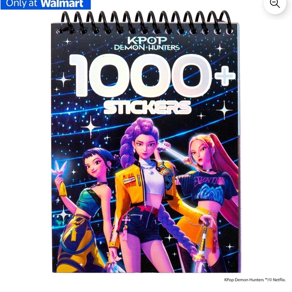 Netflix KPop Demon Hunters 1000+ Sticker Collection (Walmart Exclusive)